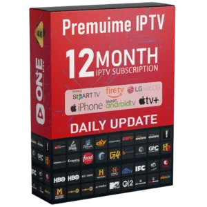 12 MONTHS IPTV SUBSCRIPTION