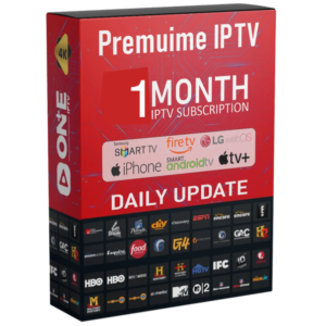 1 MONTH IPTV SUBSCRIPTION