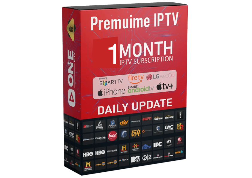 1 MONTH IPTV SUBSCRIPTION (2 DEVICES)