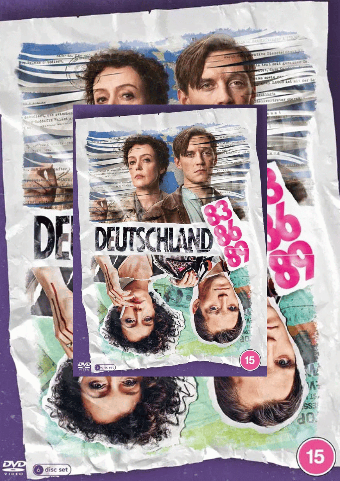 künstlerisches Filmplakat mit mehreren Personen und historischer Stimmung