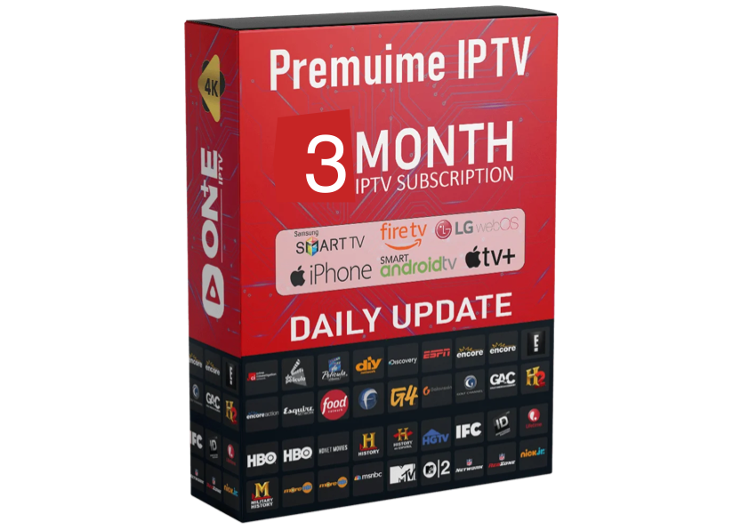 3 MONTHS IPTV SUBSCRIPTION (2 DEVICES)
