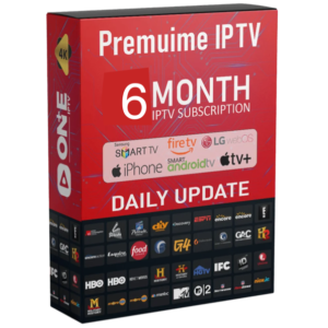 6 MONTHS IPTV SUBSCRIPTION