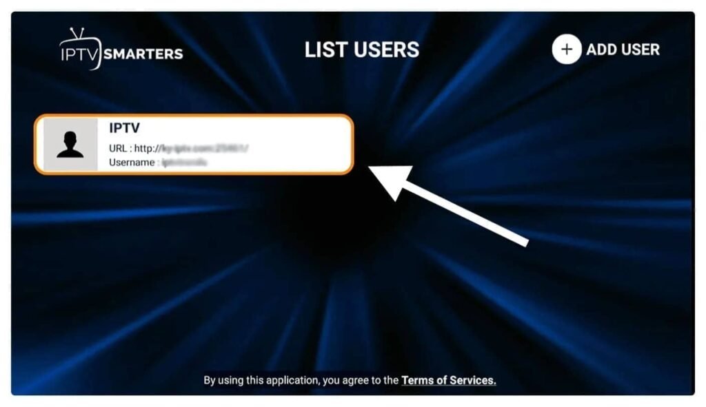 Danach werden Sie feststellen, dass der Benutzer auf Ihrem Bildschirm aufgelistet ist, klicken Sie also auf den von Ihnen erstellten Benutzer.