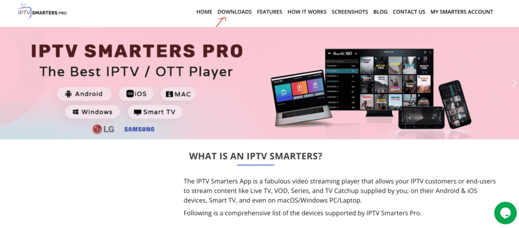 Rufen Sie die Suchmaschine auf und geben Sie „IPTV Smarters Pro“ ein.