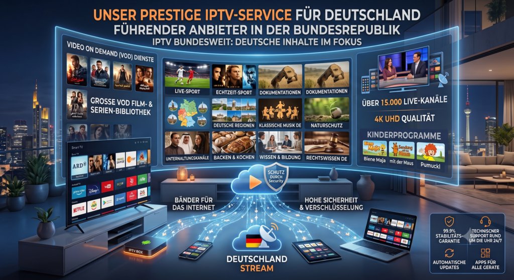 Bester IPTV Anbieter Deutschland 2026