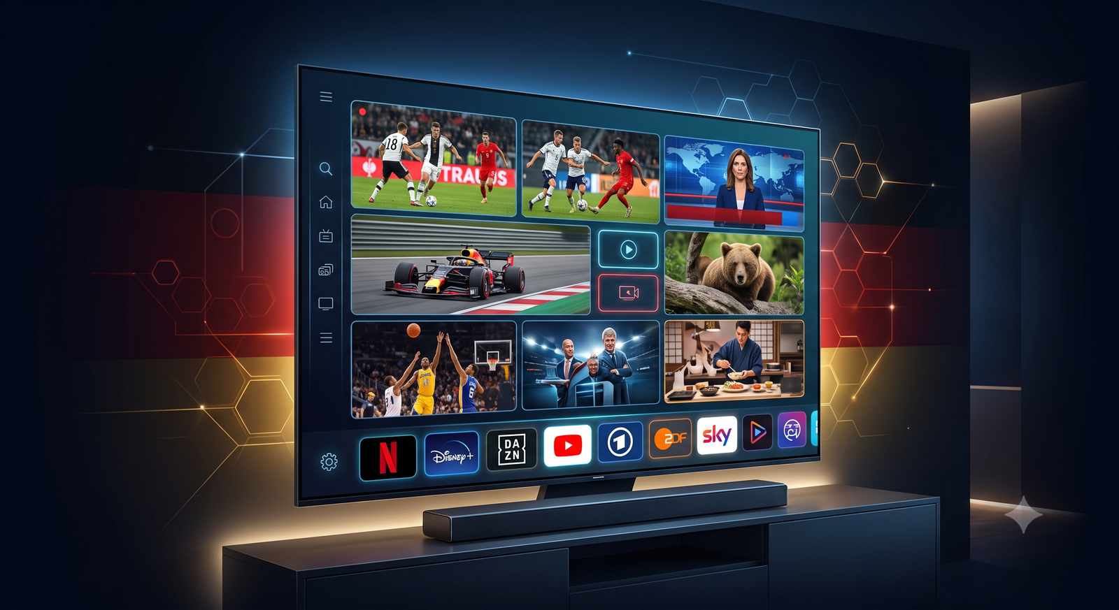 Beste IPTV Anbieter Deutschland 2026 – Premium Streaming auf Smart TV in 4K Ultra HD Qualität